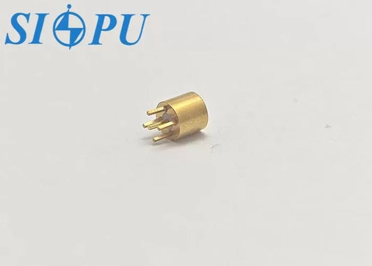 SMP Male Microstrip RF Coaxial Connector – PCB Solder Type, Gold-Plated