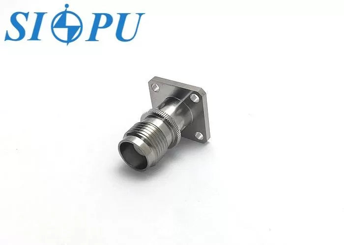 TNC Female RF Coaxial Receptacle – Self-Locking (Radially Meshing), Compatible with 2# Semi-Rigid / Semi-Flexible Cable