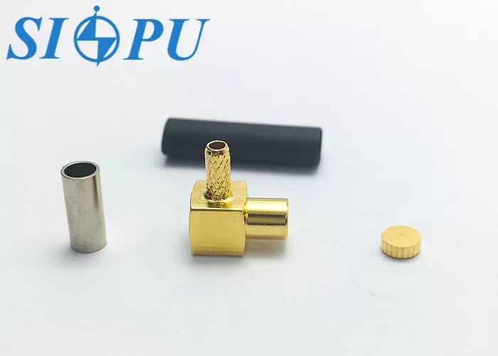 MCX Female RF Coaxial Connector – Right Angle, Compatible With RG316/U Cable