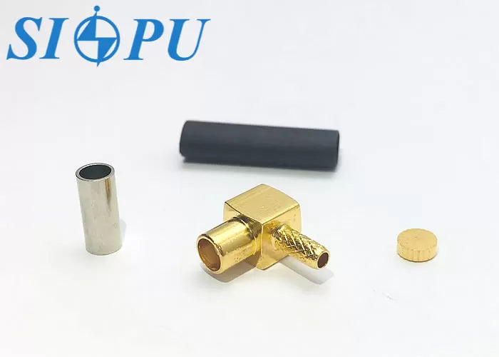 MCX Female RF Coaxial Connector – Right Angle, Compatible With RG316/U Cable