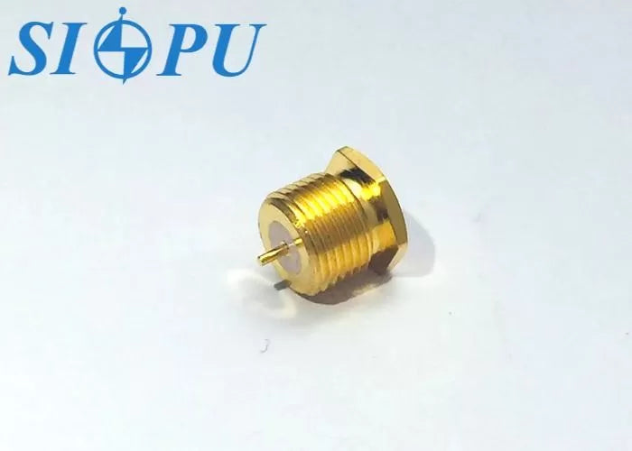 MCX Female RF Coaxial Connector – Microstrip, Threaded Mount