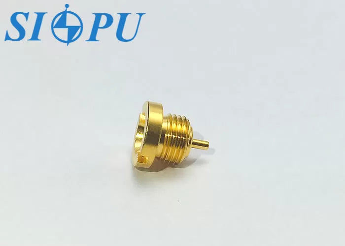 MCX Female RF Coaxial Connector – Microstrip, Threaded Mount