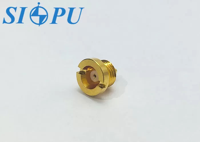 MCX Female RF Coaxial Connector – Microstrip, Threaded Mount