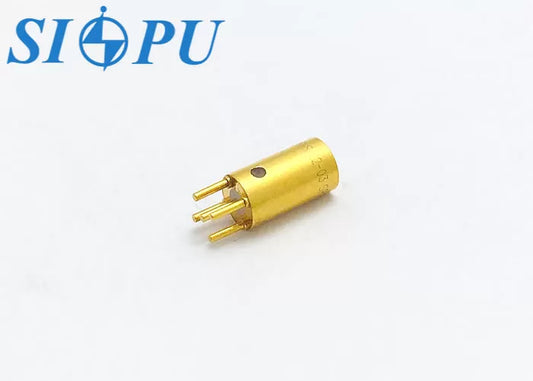 SMP Male Light Hole RF Coaxial Connector – PCB Solder Type