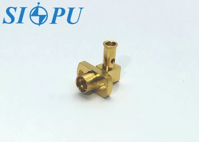 SMP Male Right-Angle RF Connector With Flange Mount – For CXN3506 Cable