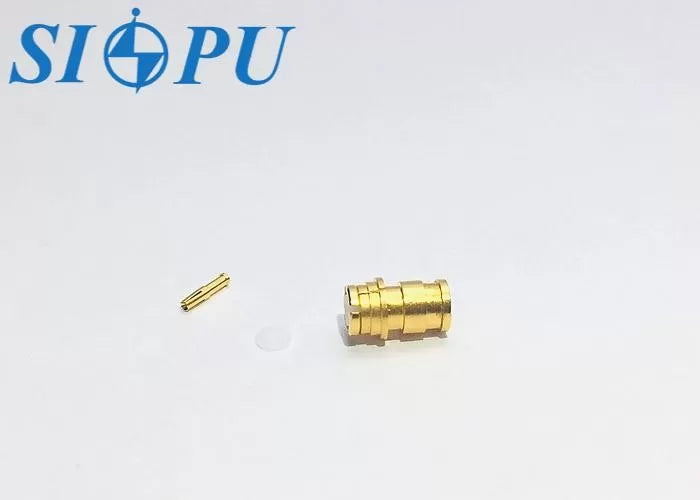 Lightweight Beryllium Bronze RF Coaxial Connector With SMP Female Interface