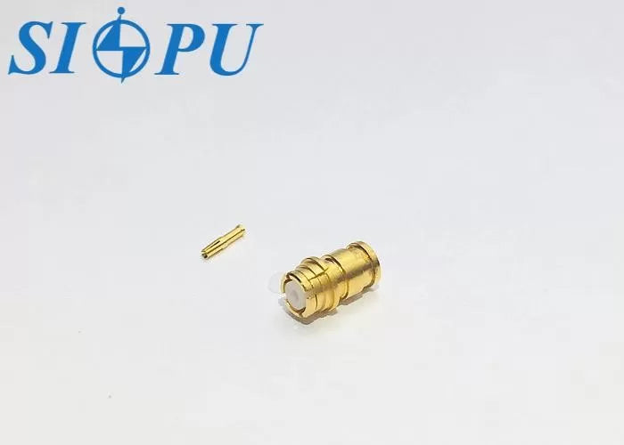 Lightweight Beryllium Bronze RF Coaxial Connector With SMP Female Interface