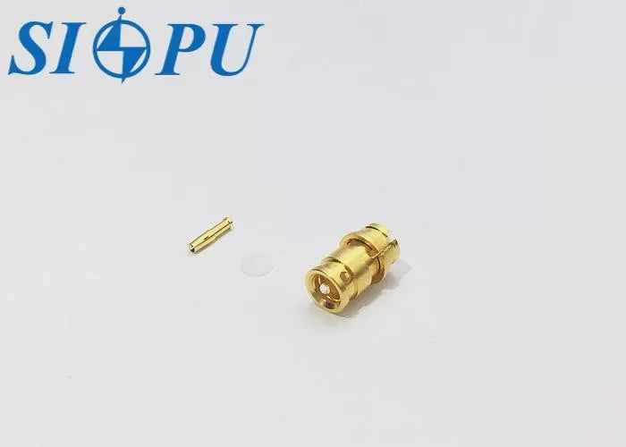Lightweight Beryllium Bronze RF Coaxial Connector With SMP Female Interface