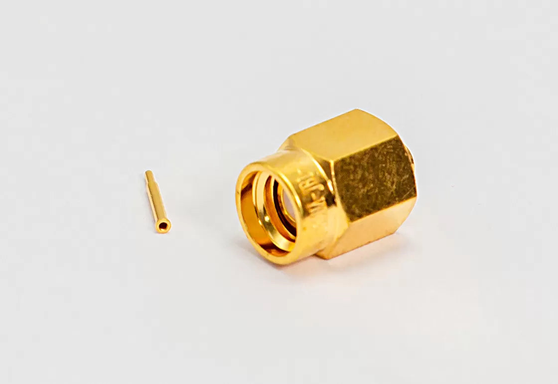 SSMA Male RF Coaxial Connector – Compatible With 1# Semi-Rigid/Semi-Flexible Cable