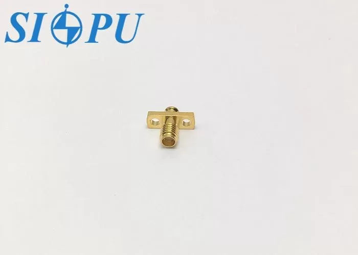 Precision SSMA Female Flange Connector For 2.2mm Semi-Rigid/Semi-Flex Cable