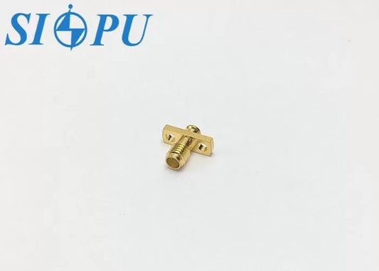 Precision SSMA Female Flange Connector For 2.2mm Semi-Rigid/Semi-Flex Cable