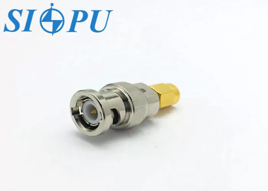 BNC Male To SMA Male RF Coaxial Adapter (BNC(J)–SMA(J))