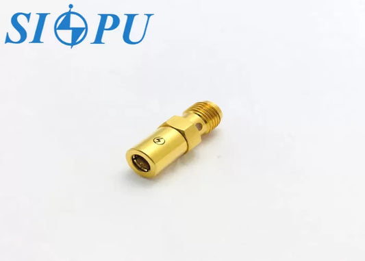 SMA Male To SSMB Male RF Coaxial Adapter – Brass, Gold Plated (SMA(K)-SSMB(K))