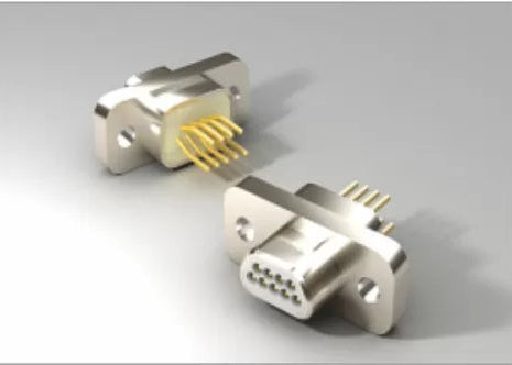 J30J 31-Core Male Straight Solder PCB Micro Rectangular Connector