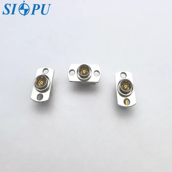 SBMA Female Right-Angle RF Coaxial Connector – Flange Mount, Compatible with 2# Semi-Flexible or Semi-Rigid Cable