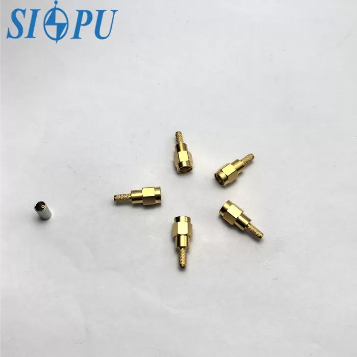 SMA Male RF Coaxial Connector for SFF-50-2-2 Cable