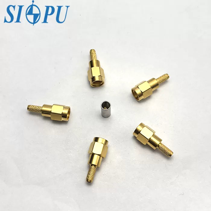 SMA Male RF Coaxial Connector for SFF-50-2-2 Cable