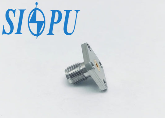 2.92mm Female RF Connector – Four-Hole Flange, Microstrip Mount, 40GHz